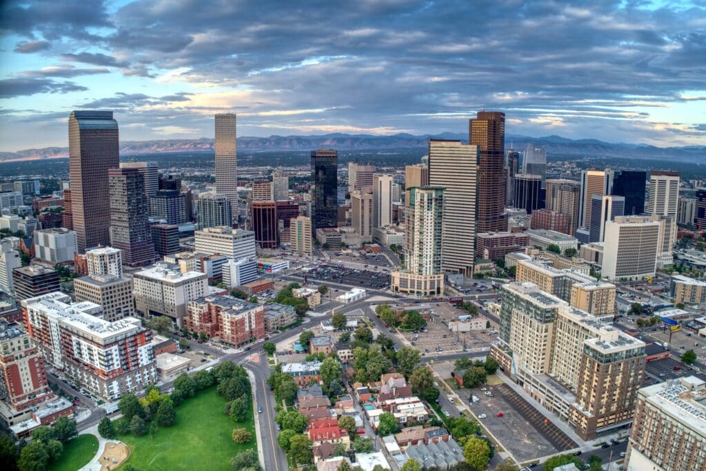 denver co skyline - cost of dental implants in denver co article